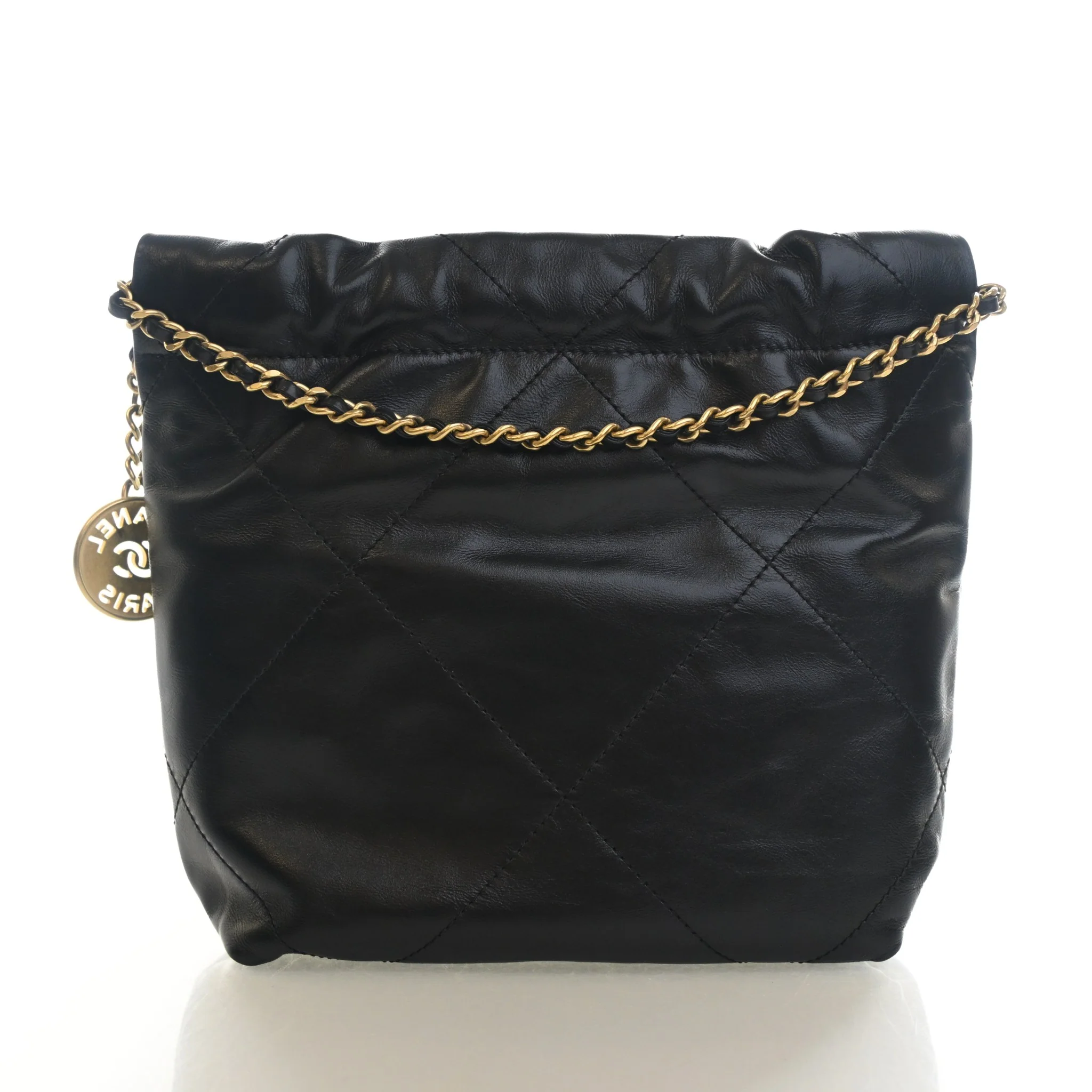 Chanel Mini Calfskin 22 Hobo - Image 11