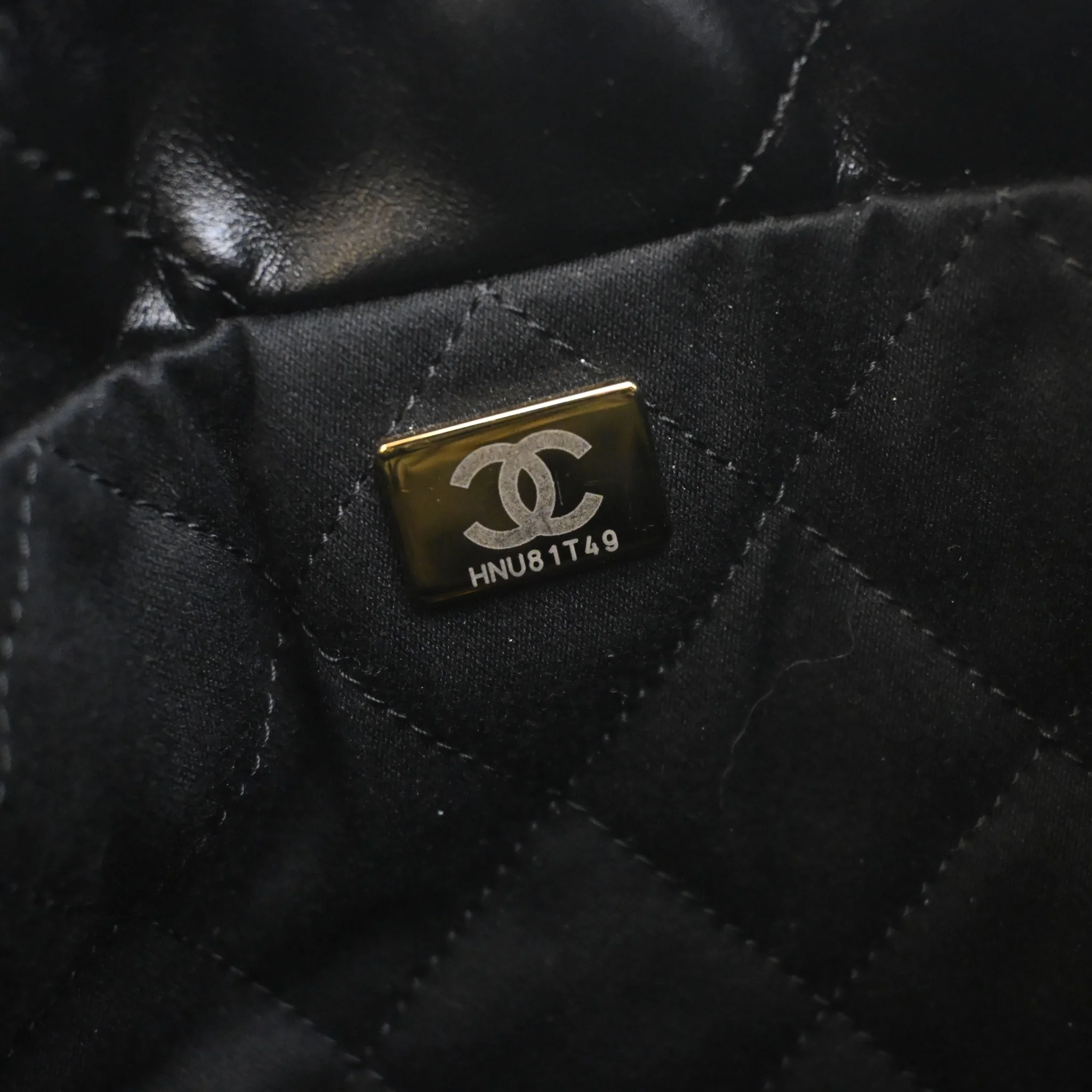 Chanel Mini Calfskin 22 Hobo - Image 13