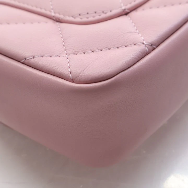 Chanel Mini Calfskin Sweetheart Chain Flap Bag - Image 11