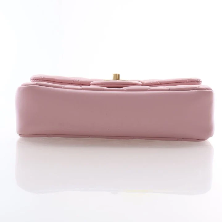 Chanel Mini Calfskin Sweetheart Chain Flap Bag - Image 5