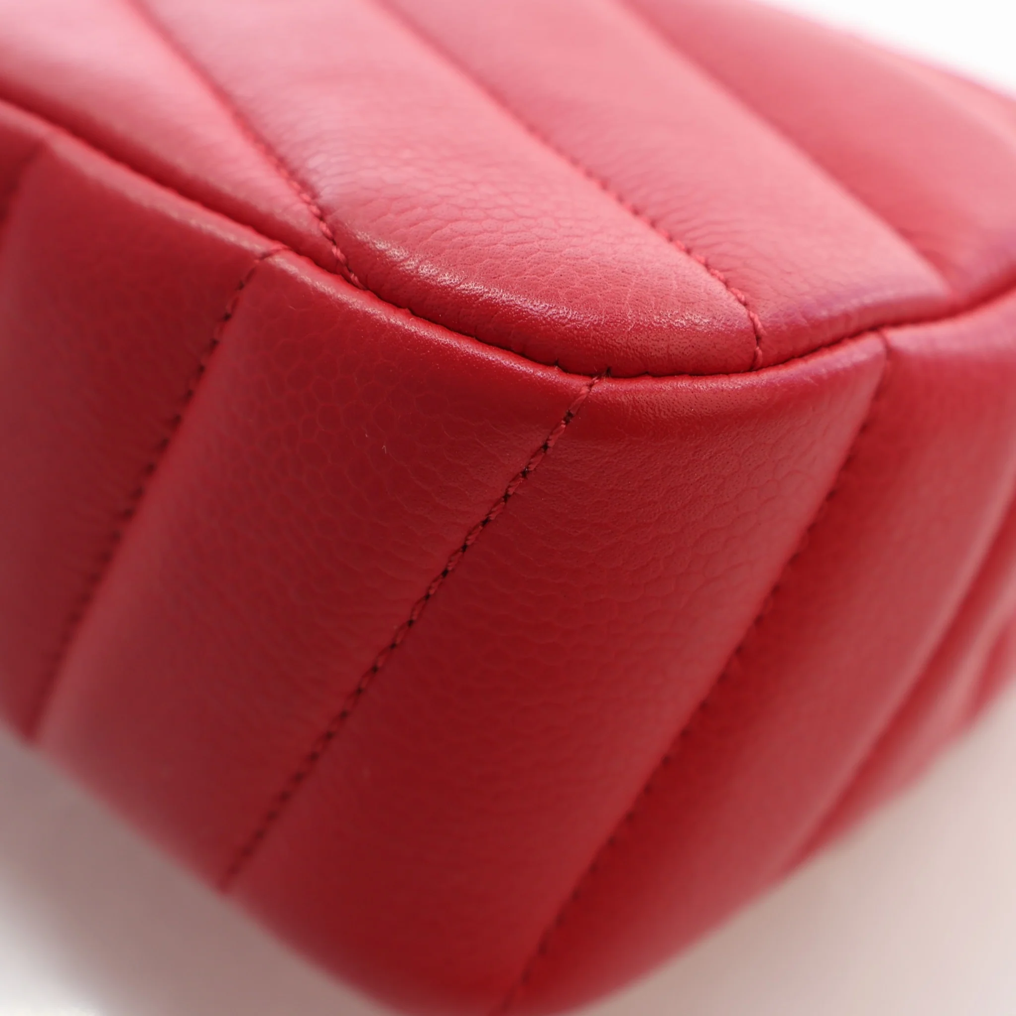 Chanel Mini Caviar Chevron Single Flap Bag - Image 16