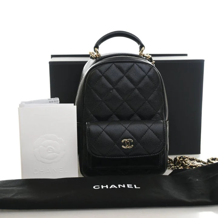 Chanel Mini Caviar Classic Backpack - Image 16