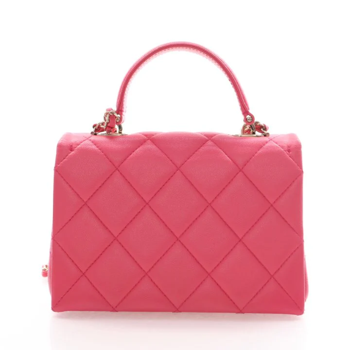 Chanel Mini Caviar Retro Twist Top Handle Flap Bag - Image 12