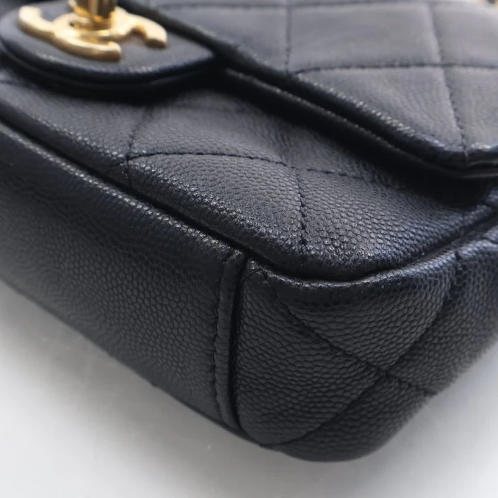 Chanel Mini Caviar Square Flap Bag - Image 9