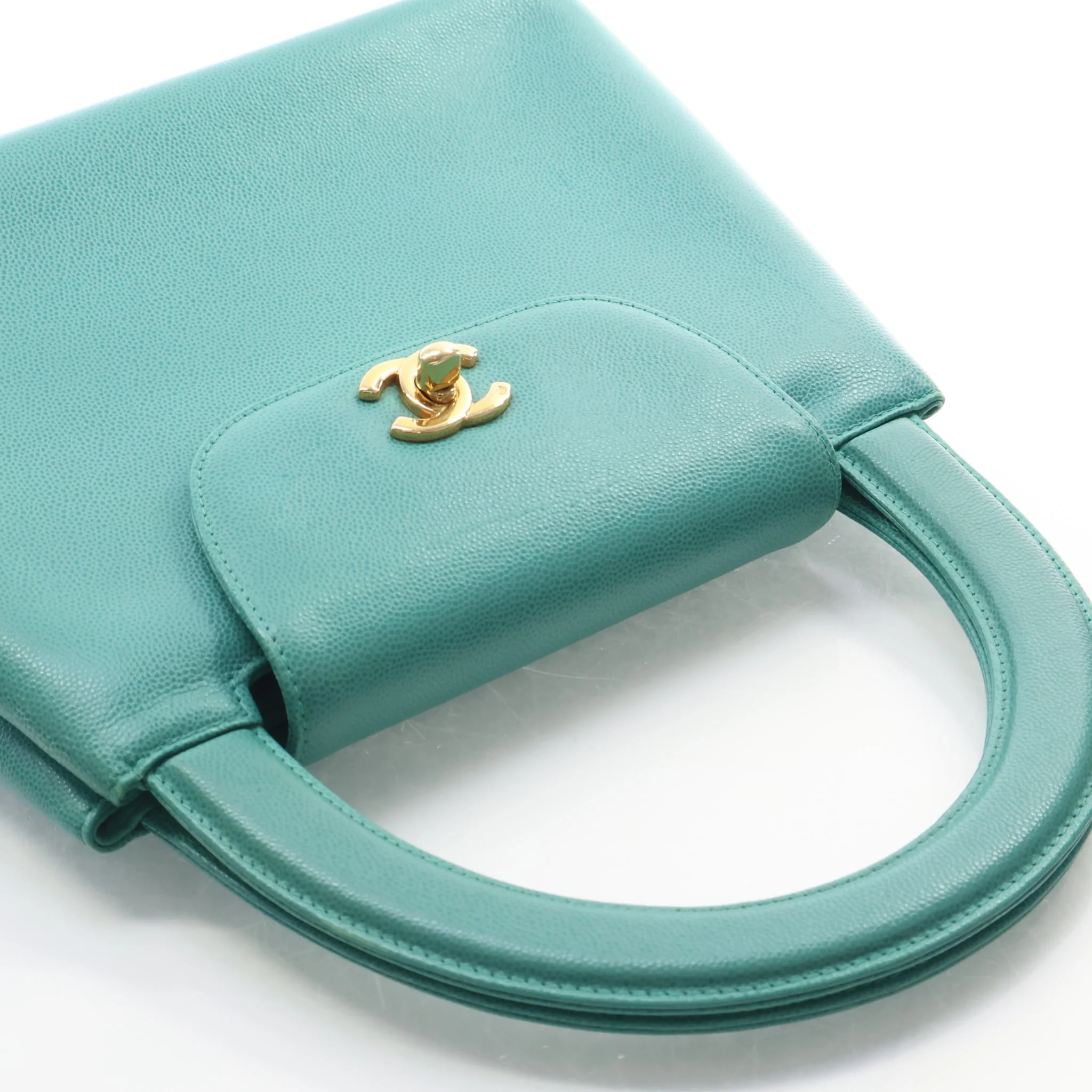 Chanel Mini Caviar Vintage Kelly Shopper Bag - Image 10