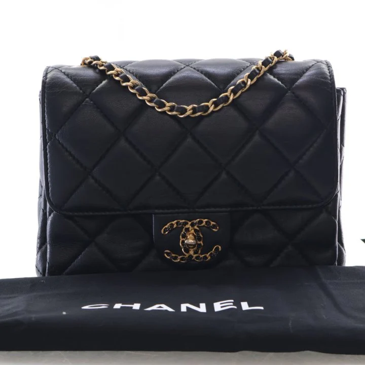 Chanel Mini Lambskin CC Flap Bag - Image 14