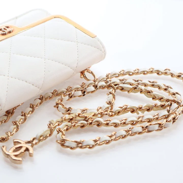 Chanel Mini Lambskin Chain Belt Waist Bag - Image 10