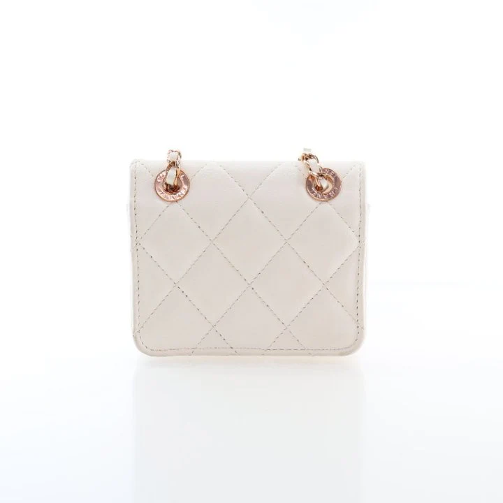 Chanel Mini Lambskin Chain Belt Waist Bag - Image 11