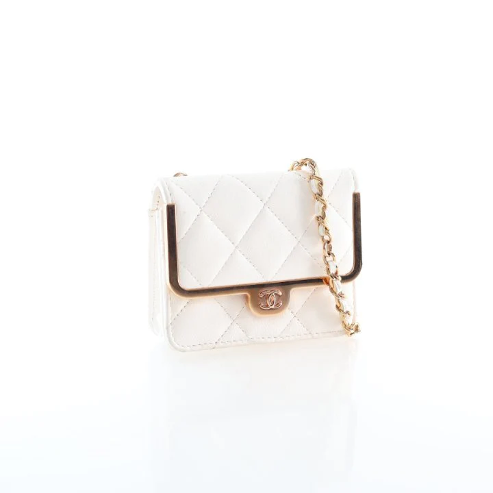 Chanel Mini Lambskin Chain Belt Waist Bag - Image 2