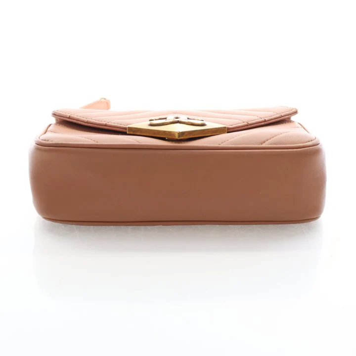 Chanel Mini Lambskin Chevron Pyramid CC Flap Bag - Image 11