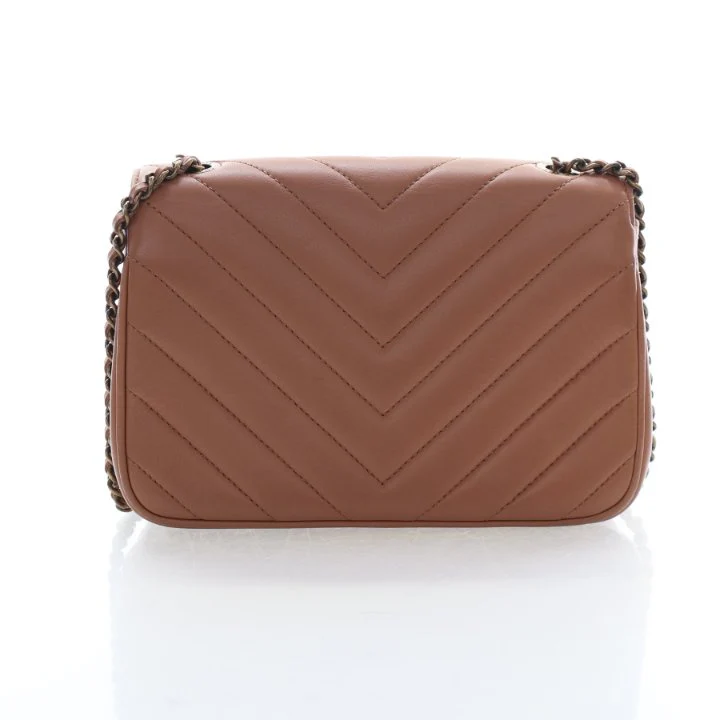 Chanel Mini Lambskin Chevron Pyramid CC Flap Bag - Image 12