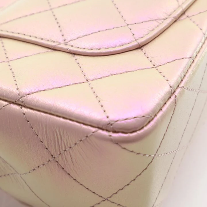 Chanel Mini Lambskin Quilted Rectangular Flap Bag - Image 12