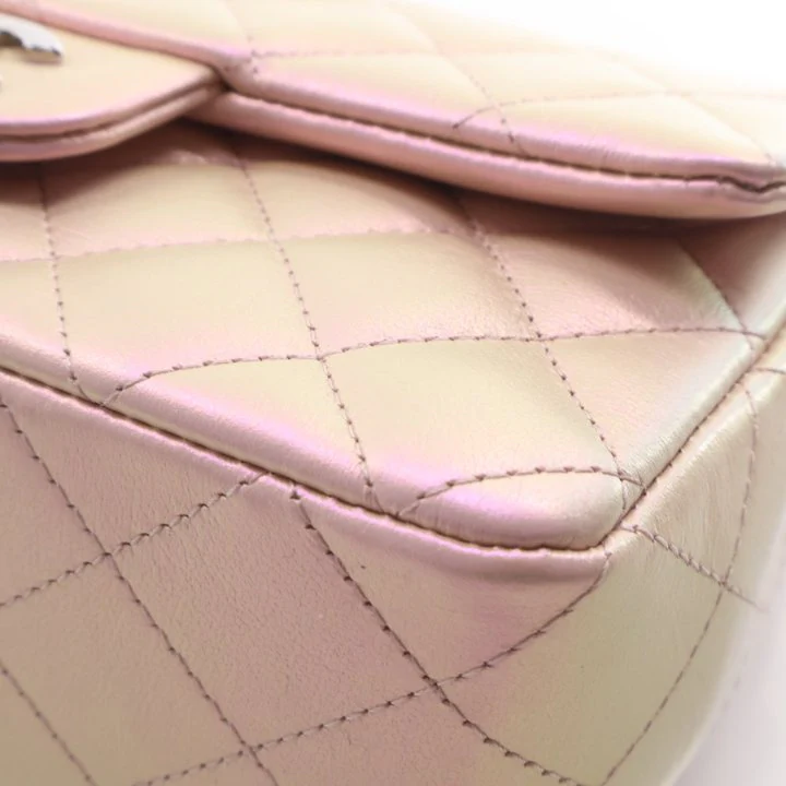 Chanel Mini Lambskin Quilted Rectangular Flap Bag - Image 9
