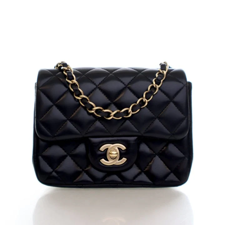 Chanel Mini Lambskin Square Classic Flap Bag