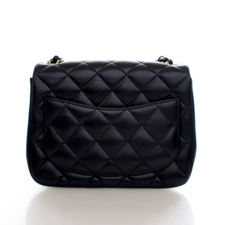 Chanel Mini Lambskin Square Classic Flap Bag - Image 11