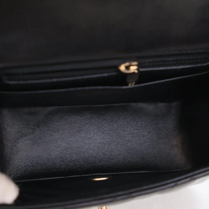 Chanel Mini Lambskin Square Classic Flap Bag - Image 12