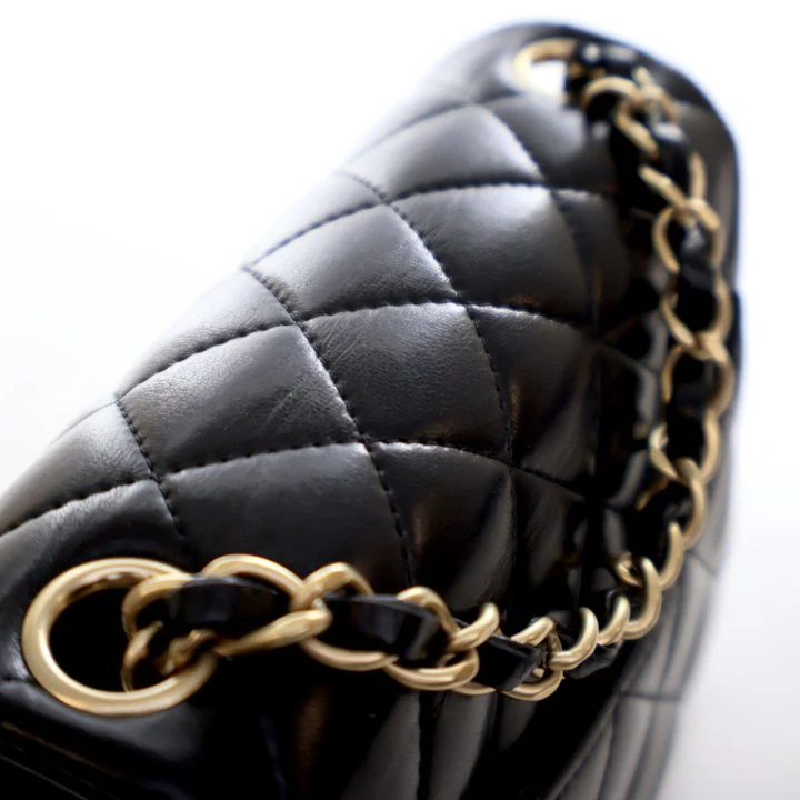 Chanel Mini Lambskin Square Classic Flap Bag - Image 14
