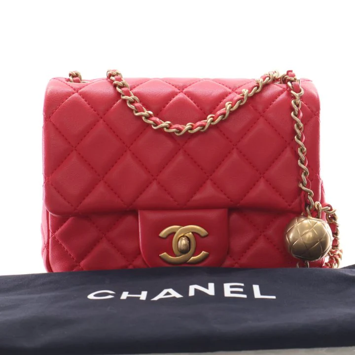 Chanel Mini Pearl Crush Square Flap Bag - Image 15