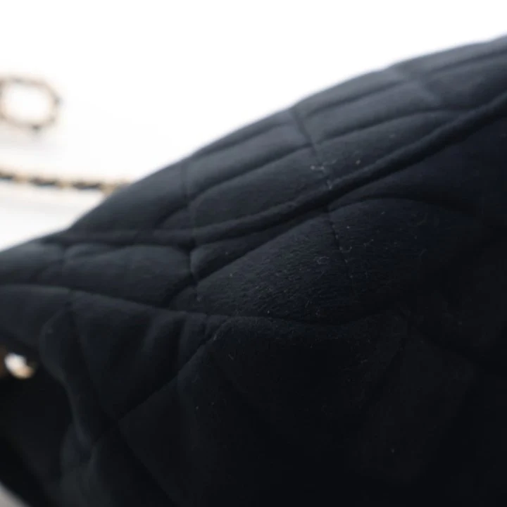 Chanel Mini Velvet Crystal Pearl Crush Bag - Image 13