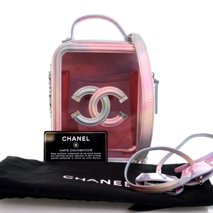 Chanel North South PVC Filigree Vanity Case - Image 19