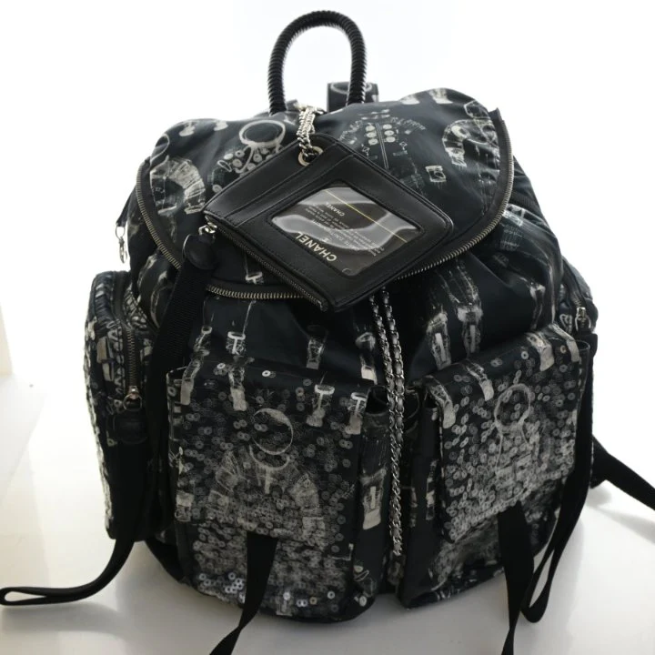 Chanel Sequin Astronaut Essentials Backpack - Image 14