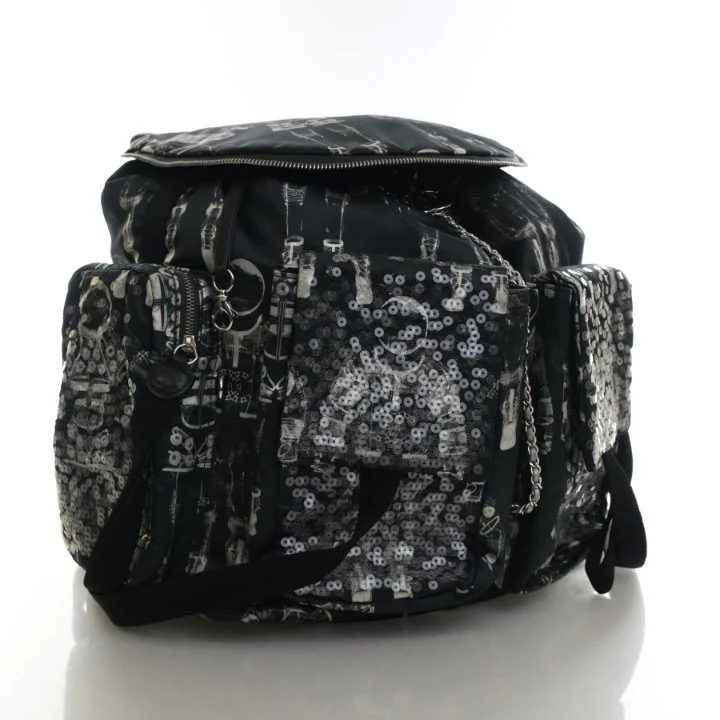 Chanel Sequin Astronaut Essentials Backpack - Image 2
