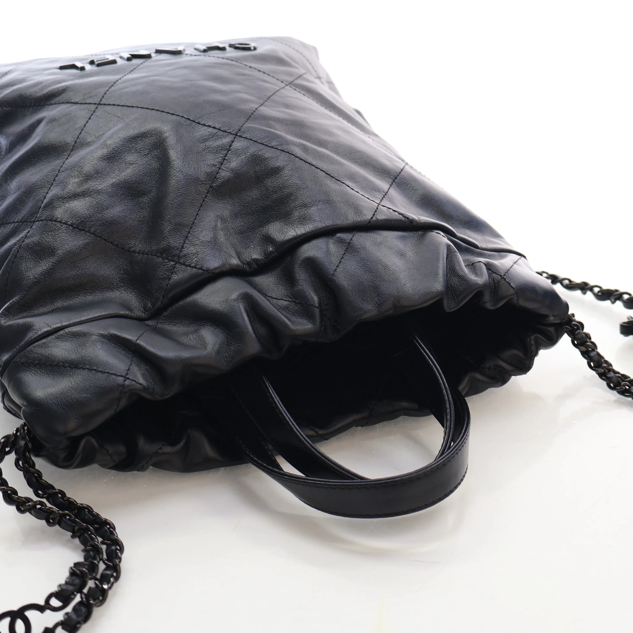Chanel Shiny Calfskin 22 Backpack - Image 11