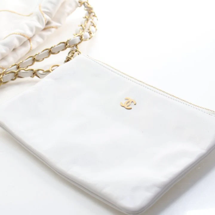 Chanel Small Calfskin Chain Quilted 22 Hobo - Image 16
