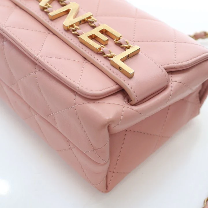 Chanel Small Calfskin Enchained Flap Bag - Image 10