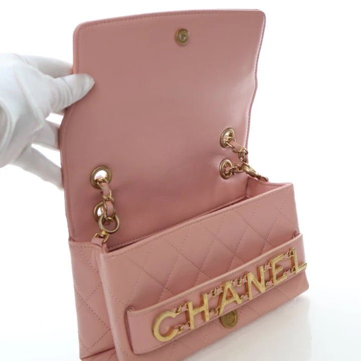 Chanel Small Calfskin Enchained Flap Bag - Image 14