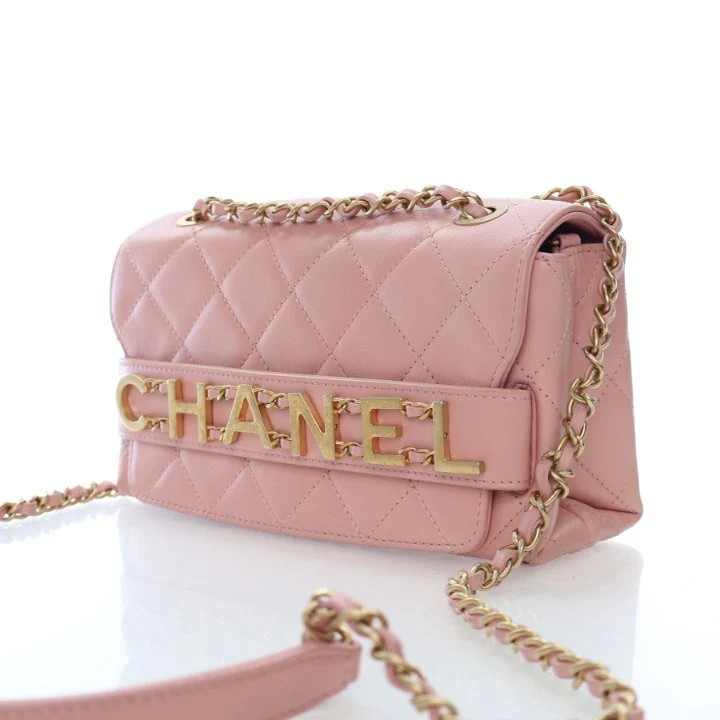 Chanel Small Calfskin Enchained Flap Bag - Image 3