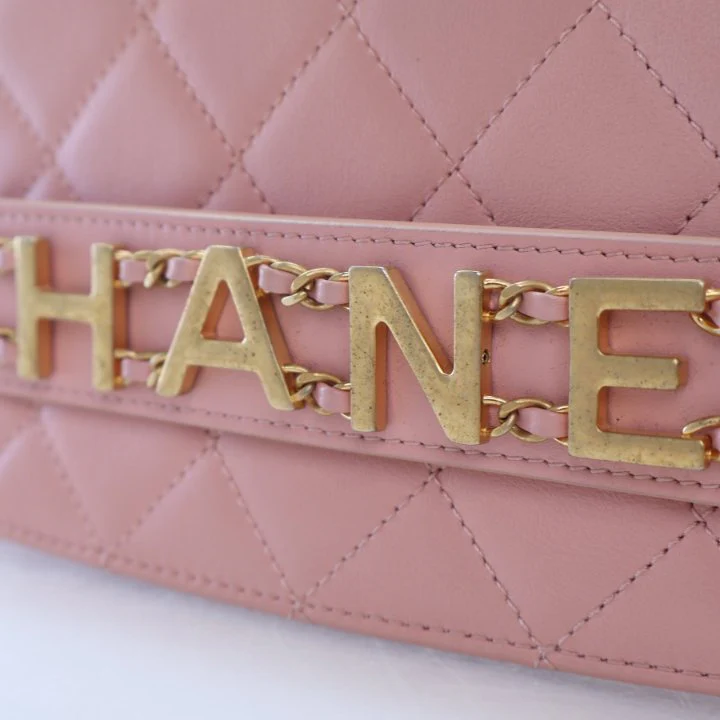 Chanel Small Calfskin Enchained Flap Bag - Image 4