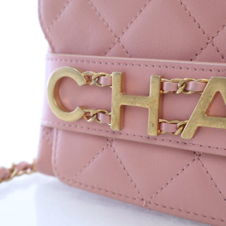 Chanel Small Calfskin Enchained Flap Bag - Image 5