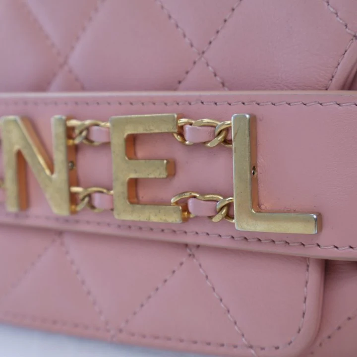 Chanel Small Calfskin Enchained Flap Bag - Image 6