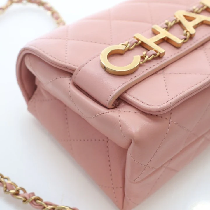 Chanel Small Calfskin Enchained Flap Bag - Image 8