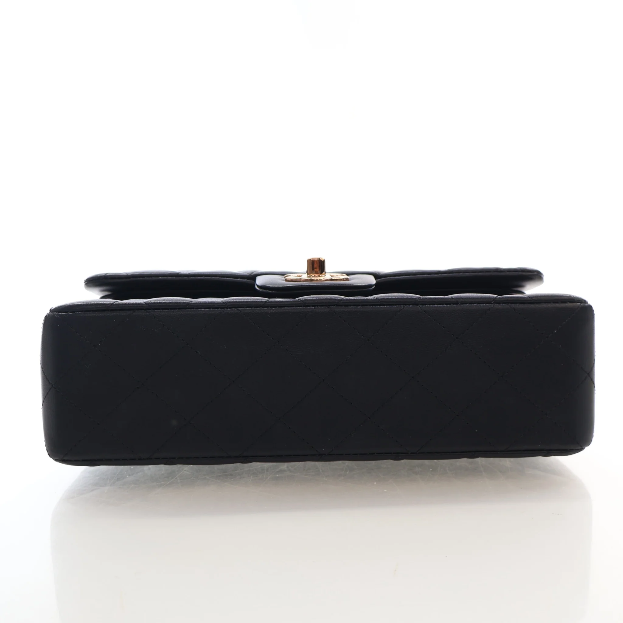 Chanel Small Lambskin Classic Double Flap Bag - Image 9