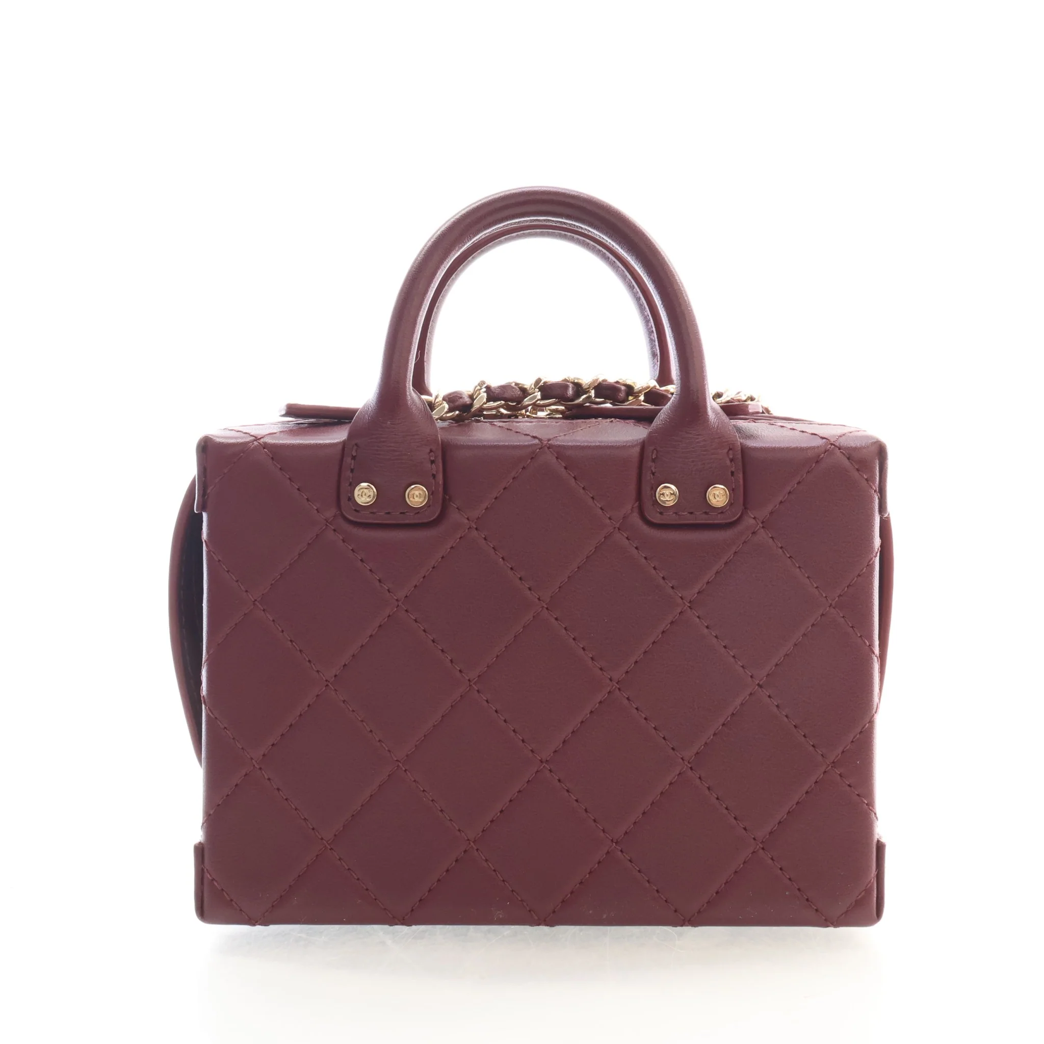 Chanel Small Lambskin Coco Vault Vanity Case - Image 11