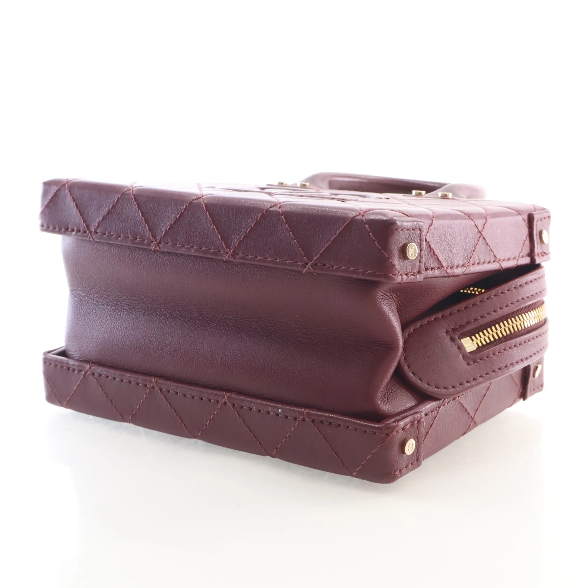 Chanel Small Lambskin Coco Vault Vanity Case - Image 8