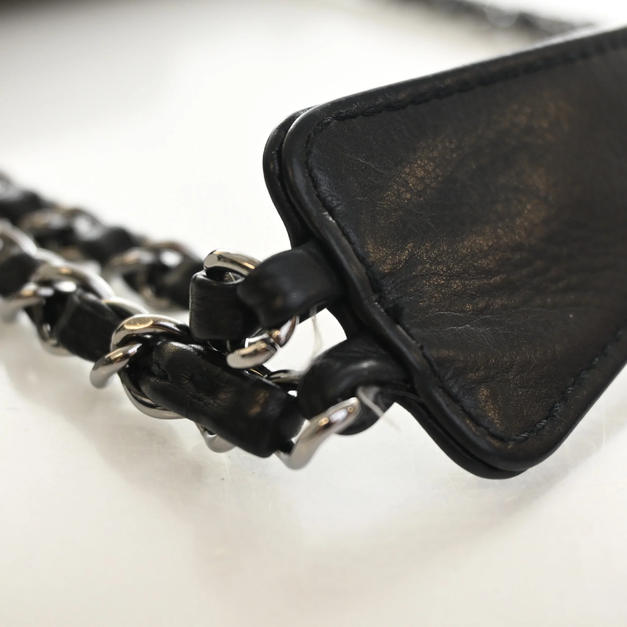 Chanel Vintage Calfskin Mademoiselle Lock Shoulder Bag - Image 14