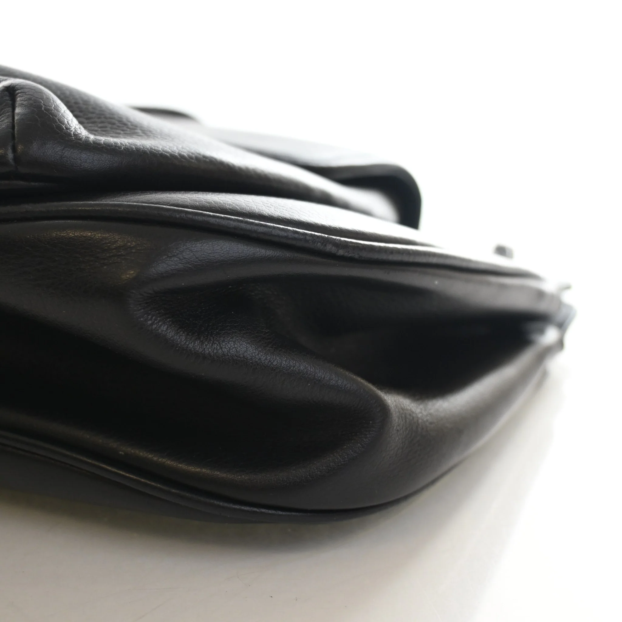 Chanel Vintage Calfskin Mademoiselle Lock Shoulder Bag - Image 8