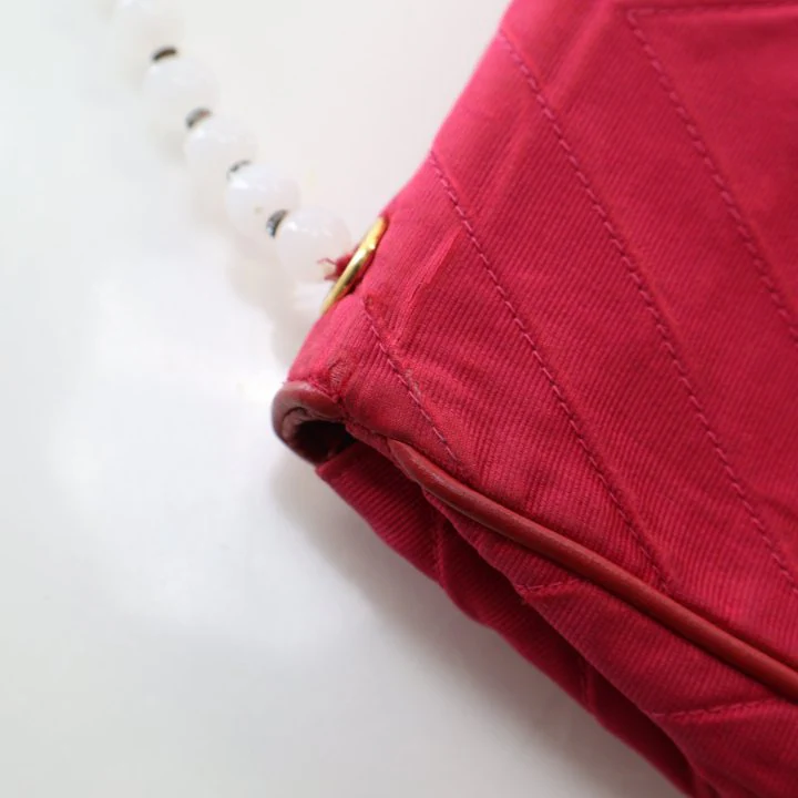 Chanel Vintage Grosgrain Gripoix Bag - Image 16
