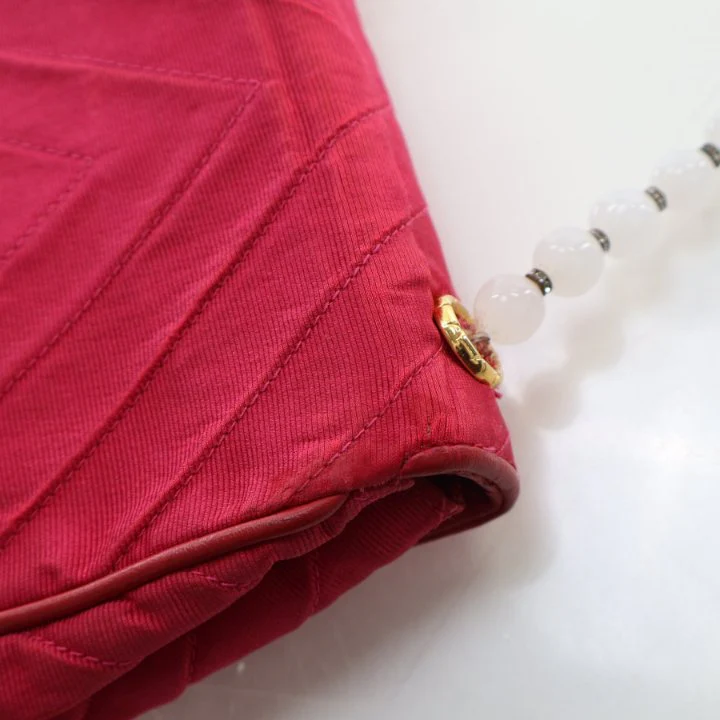 Chanel Vintage Grosgrain Gripoix Bag - Image 17
