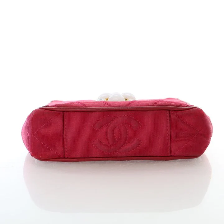 Chanel Vintage Grosgrain Gripoix Bag - Image 7