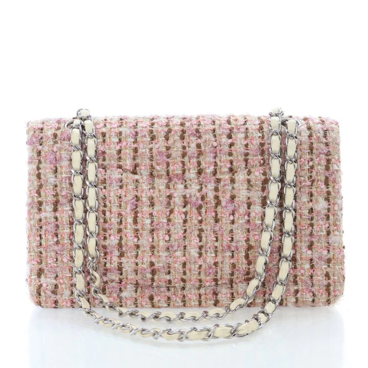 Chanel Vintage Medium Tweed Classic Flap Bag - Image 10