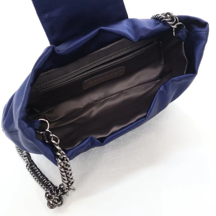 Chanel Vintage Satin Evening Bow Bag - Image 12