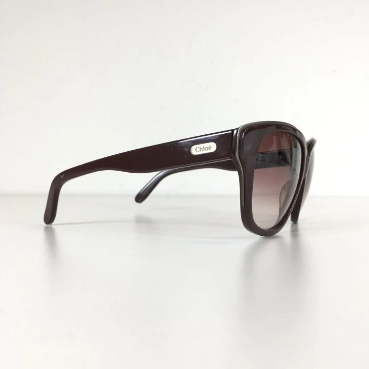 Chloe Burgundy Sunglasses - Image 2