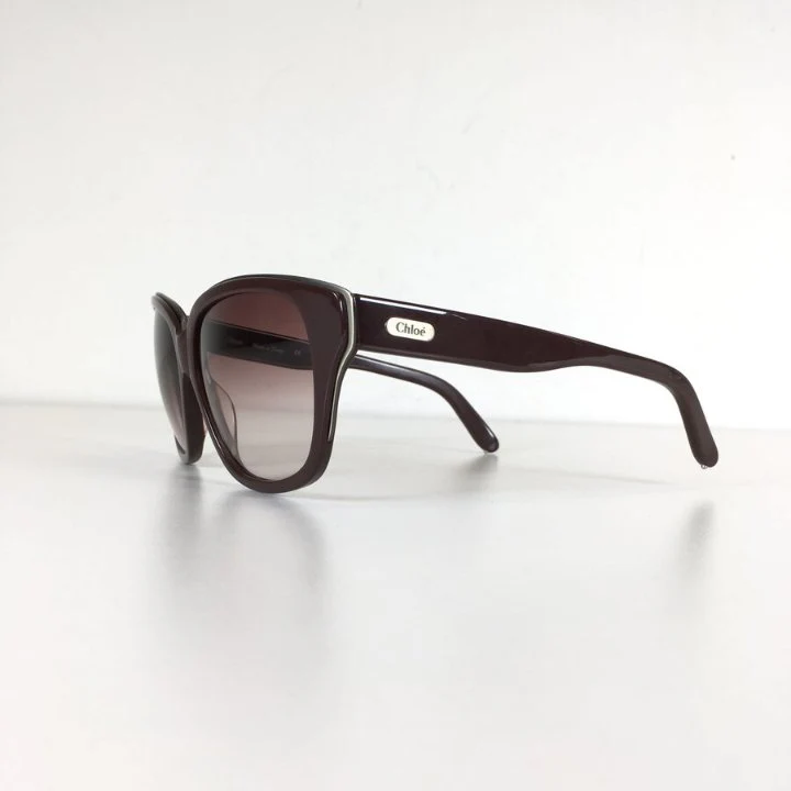 Chloe Burgundy Sunglasses - Image 3
