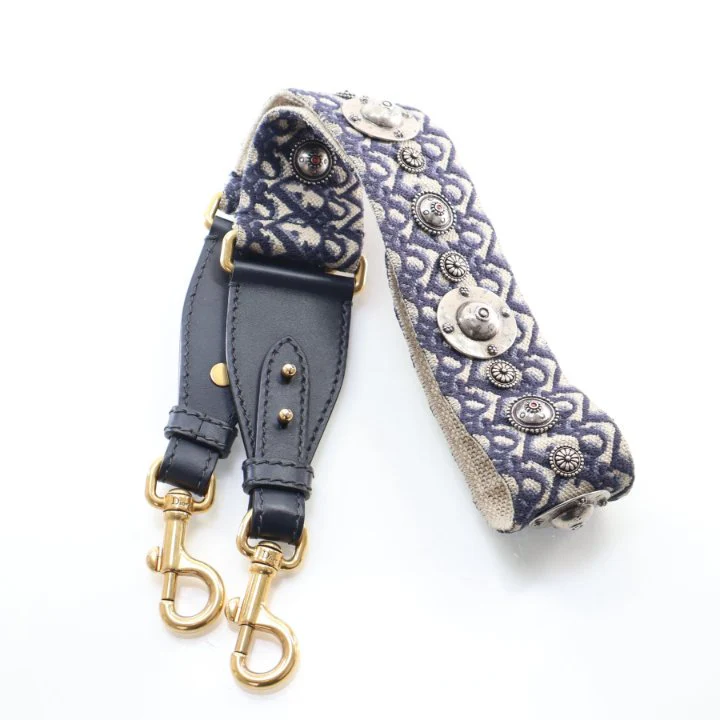 Christian Dior Calfskin Canvas Guitar Strap