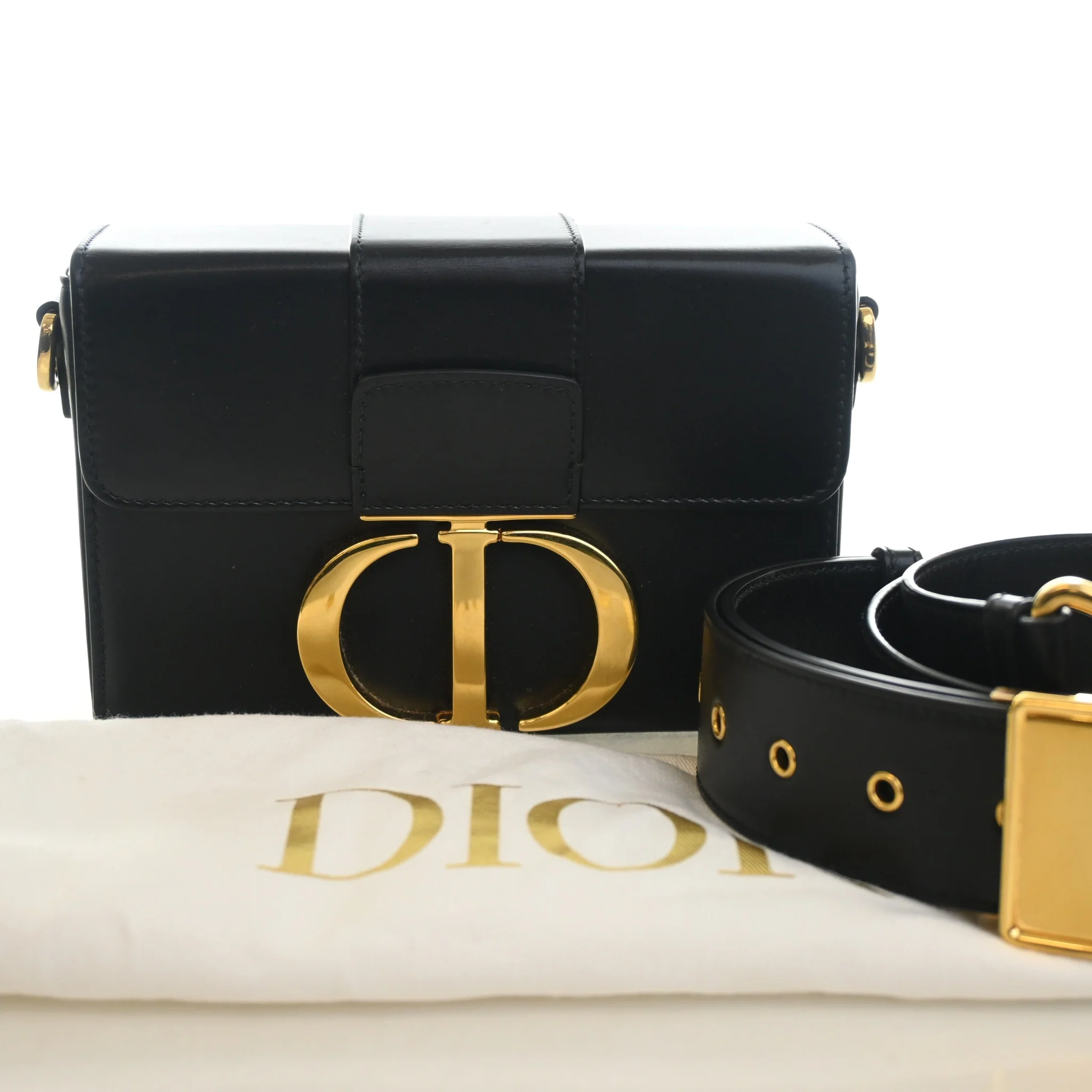 Christian Dior Calfskin Mini Montaigne Box Bag 30 - Image 14