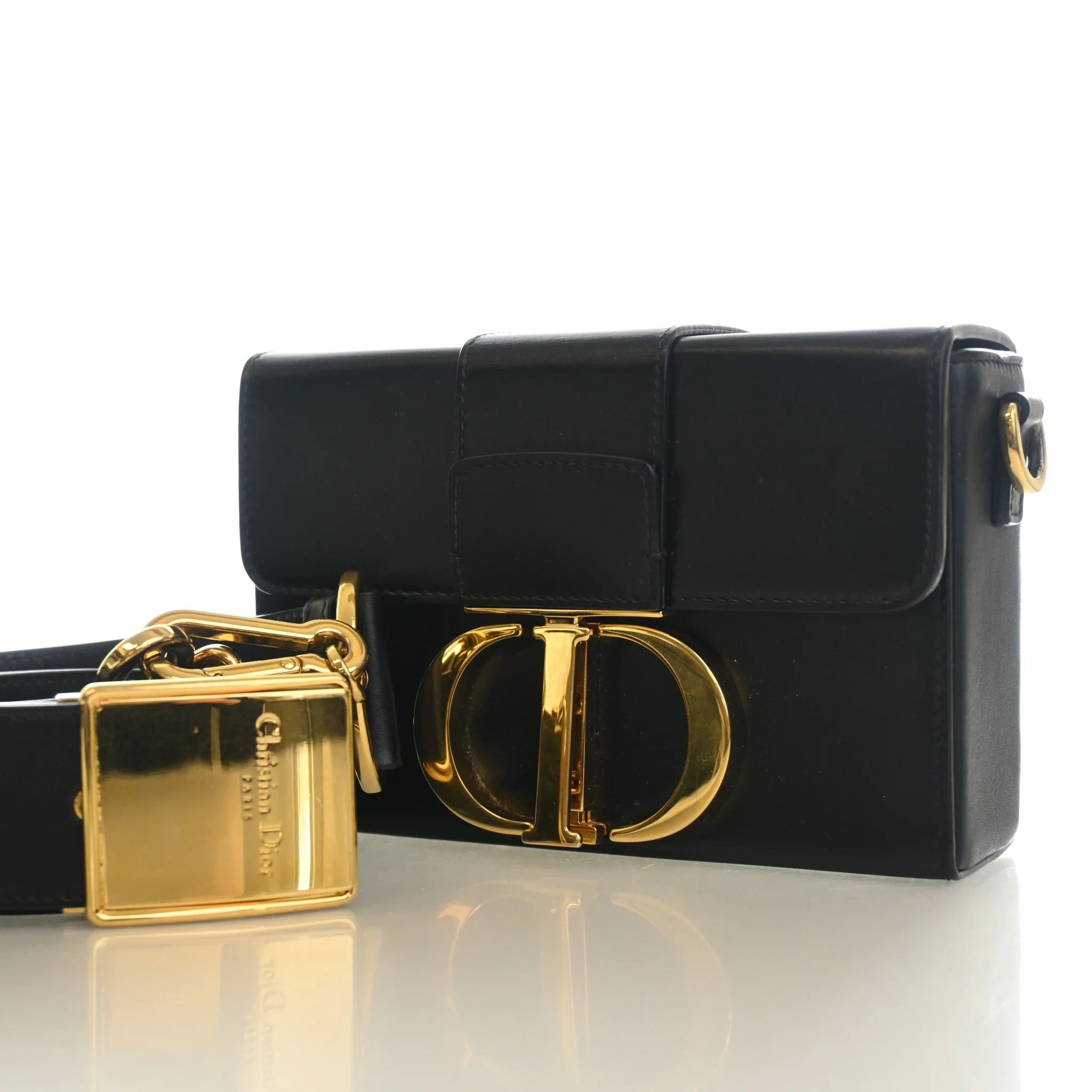 Christian Dior Calfskin Mini Montaigne Box Bag 30 - Image 3